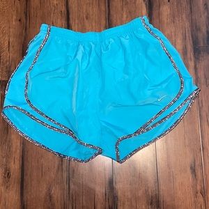 nike blue running shorts